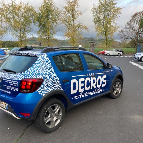 Marquage de véhicules réalisé par Cassiopub, agence à Aurillac (Cantal) et Rognac (Bouches-du-Rhône).